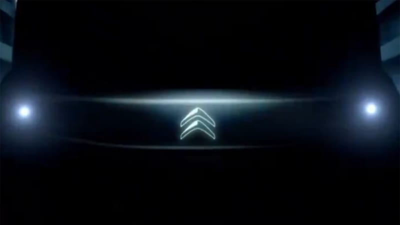 2月27日亮相/2022年上市 雪铁龙发布首款纯电动车预告图