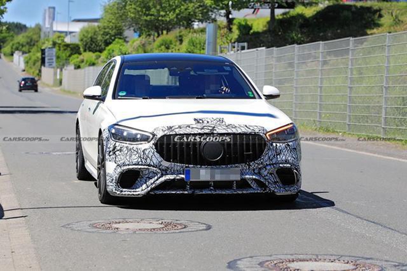 4.0T、V8发动机、还能来点电 梅赛德斯-AMG S 63e低伪装谍照曝光