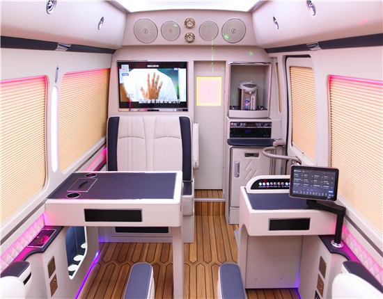 考斯特7座商务 丰田7座9座豪华商务车改装