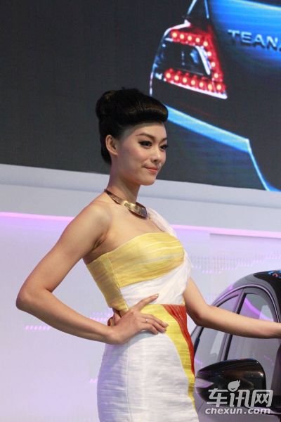 东风日产3号车模