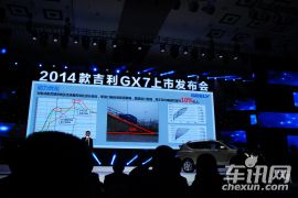 2014款吉利全球鹰GX7上市发布会