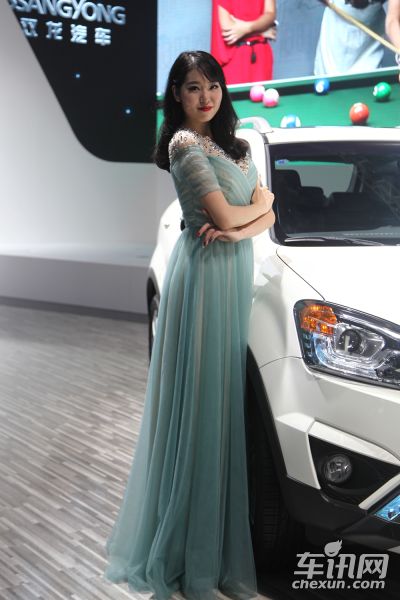 双龙汽车8号车模