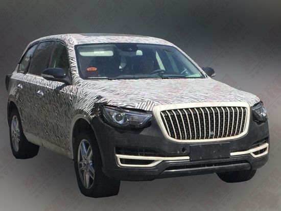 红旗中大型SUV车型HS7谍照 将于年内上市