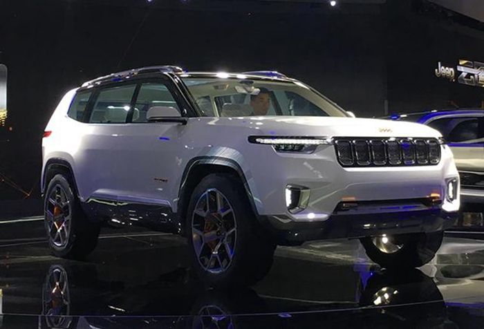 Jeep全新7座SUV曝光 或为云图概念车量产版