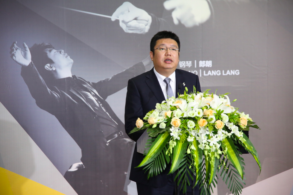 梁兆文出席2017柏林爱乐巡演新闻发布会