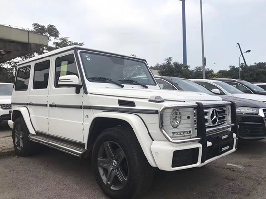 18款奔驰G500现车报价更新最强壮的SUV越野