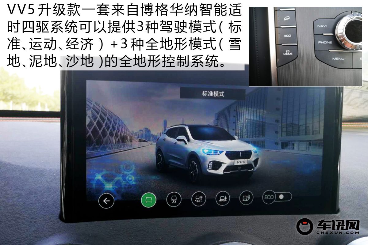 智能驾驶／车载网联 试驾WEY VV5升级款