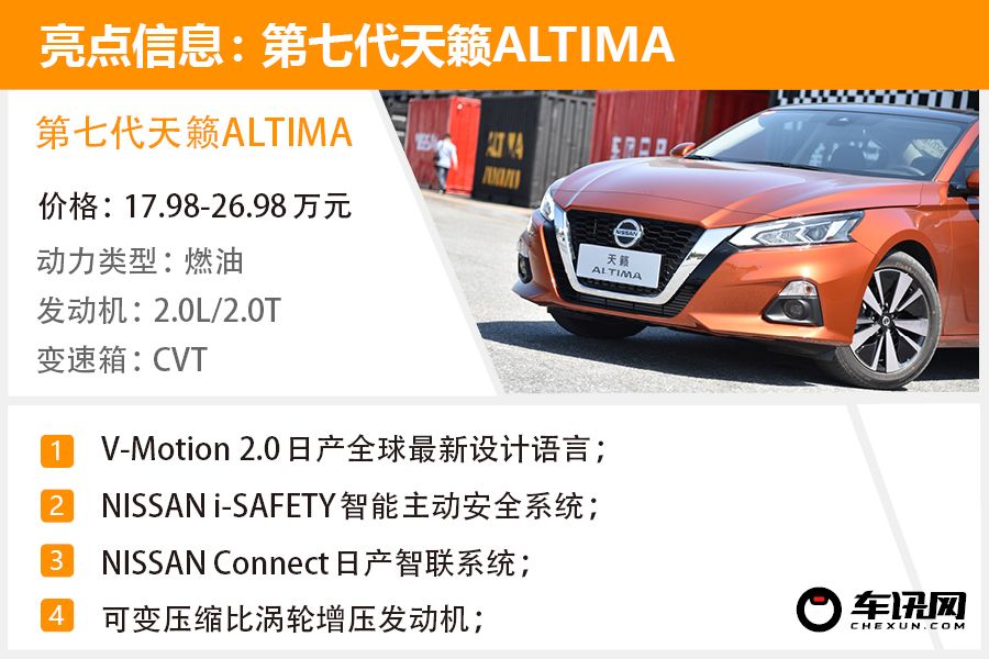 首推智享版 第七代天籁ALTIMA购车手册 