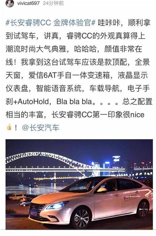 金牌体验官活动落幕，合资车主评价睿骋CC