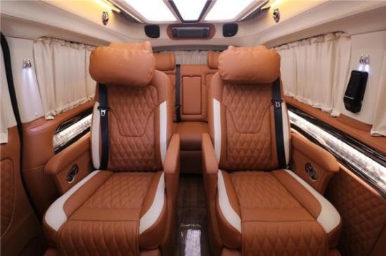 杭州奔驰威霆改装商务房车豪华内饰配置图片