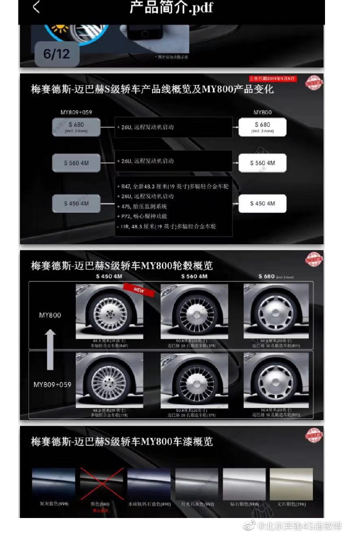 新款北迈巴赫S450缔造了豪华多功能车标准