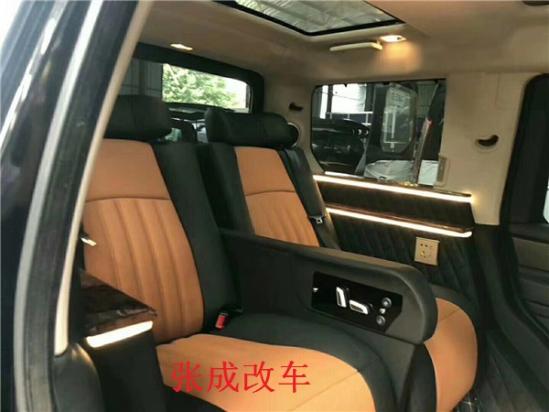 路虎发现4改装航空座椅升级商务舱效果图