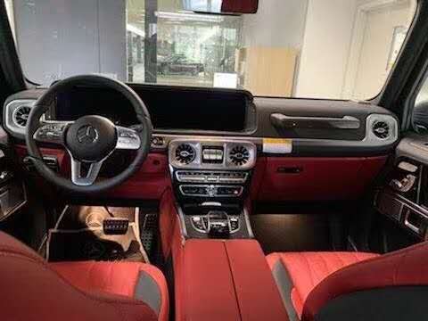 2020款奔驰G550 稀有特殊漆磨砂银/红内