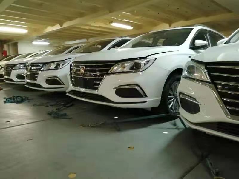 上汽乘用车首次向海外出口纯电动二手车