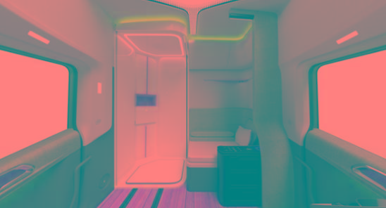 吉利发布高端新能源重卡，续航接近无限，厨房洗浴一应俱全