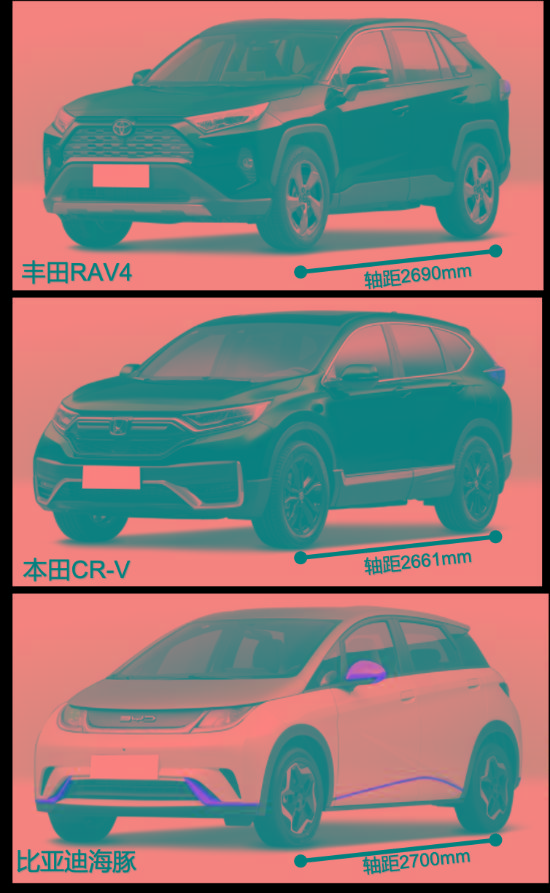 比RAV4、CR-V轴距还长的小型车 比亚迪海豚实拍