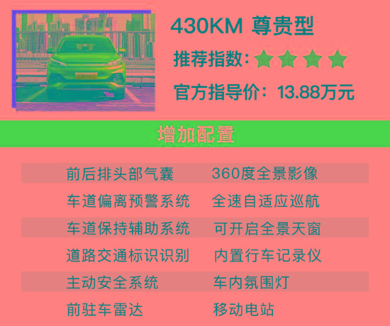 比亚迪元PLUS购车手册 次顶配车型最值得推荐