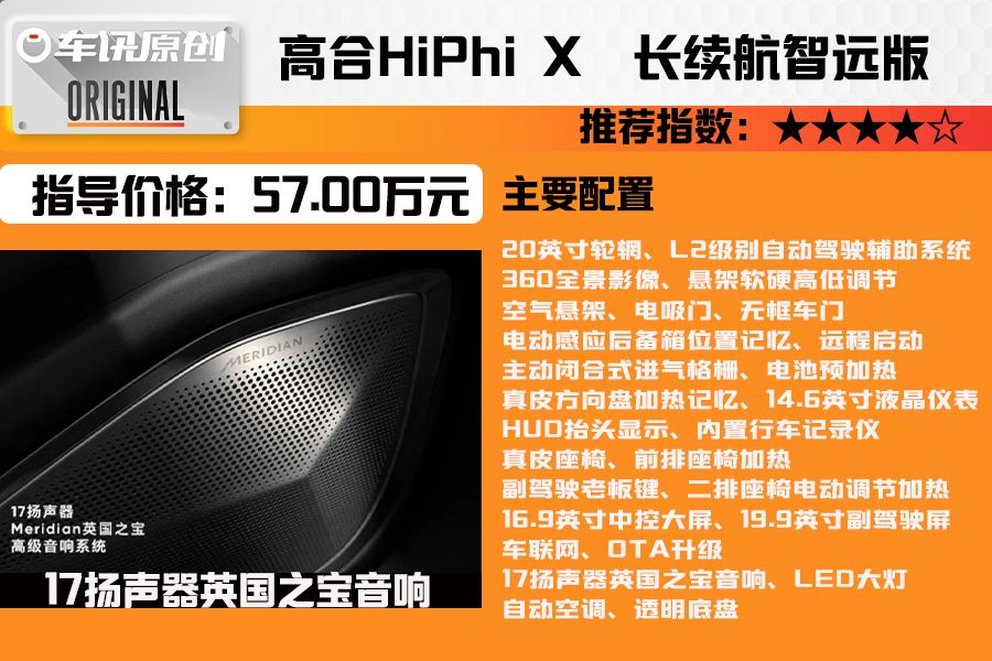 品牌进化、标配升级，高合HiPhi X长续航版选车建议