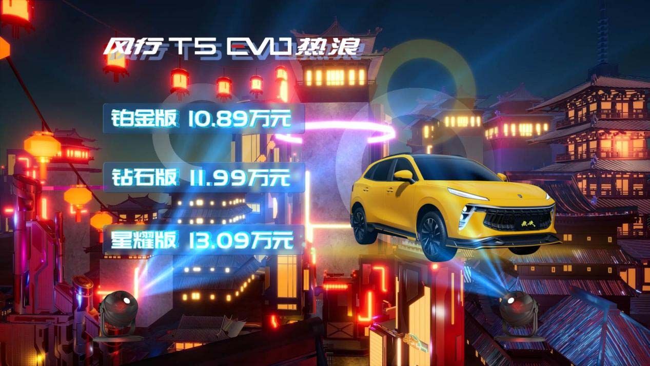 东风风行T5 EVO热浪版上市，联名国漫，专攻年轻市场