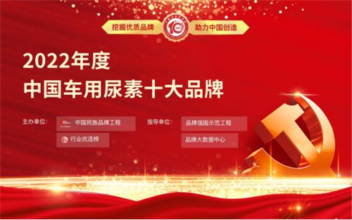 入选公告丨2022年度车用尿素十大品牌前十入围企业