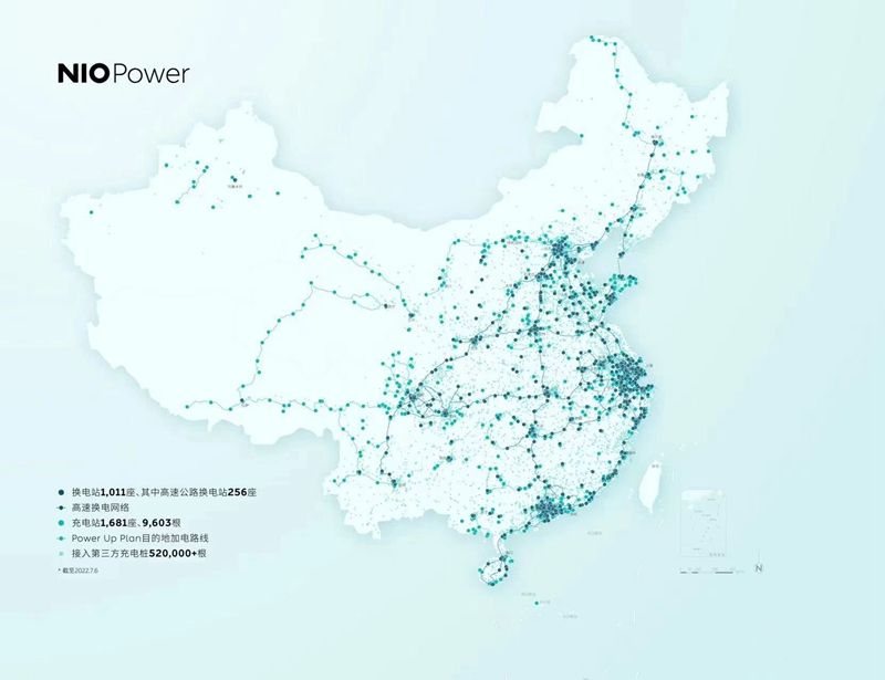 蔚来发布补能新规划：2025年覆盖十九大城市群