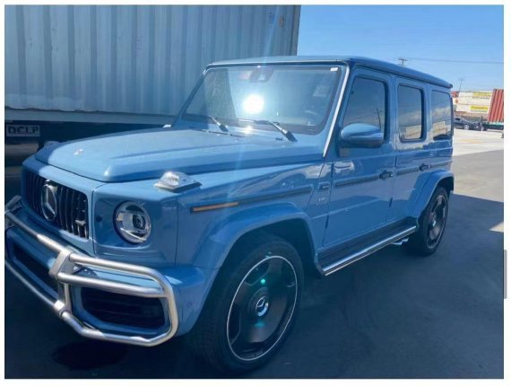 23款奔驰G63美规版中国蓝特惠随时提车 