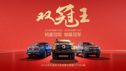 连续27年销量第一 国内、出口销量双冠王 长城皮卡加速全球化布局