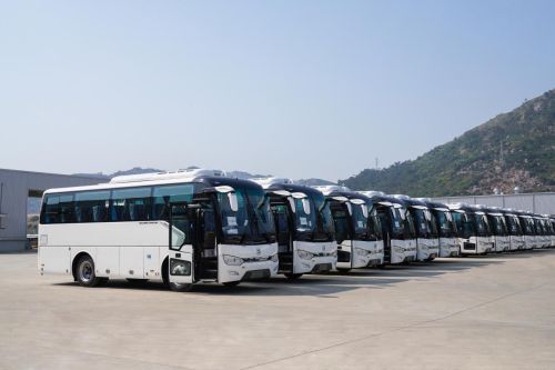  金旅155辆客车批量发运科威特深化中东市场布局助力公共交通升级