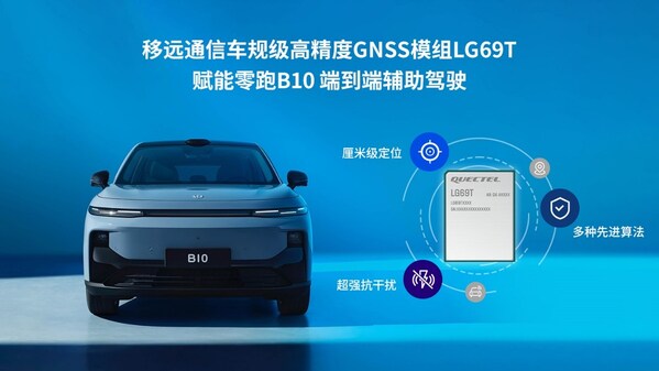 移远通信LG69T赋能零跑B10：高精度定位护航，共赴汽车智联未来