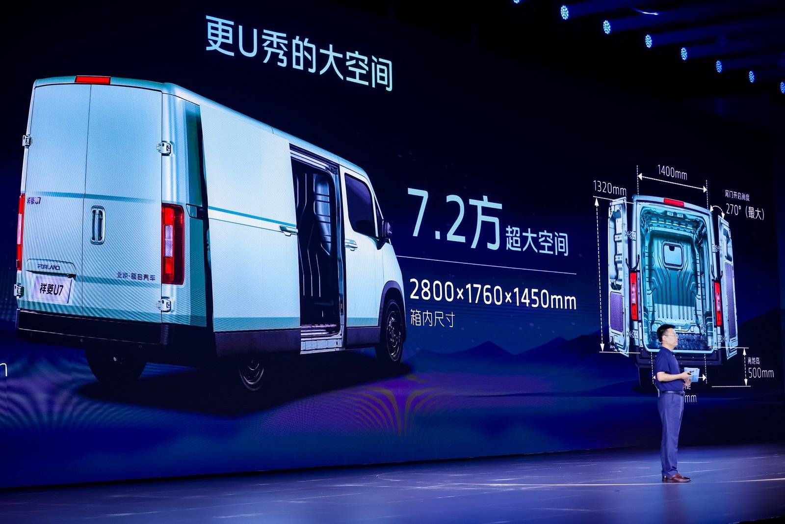 時代汽車再出“王牌”！7.2方超值大空間中VAN祥菱U7正式發布