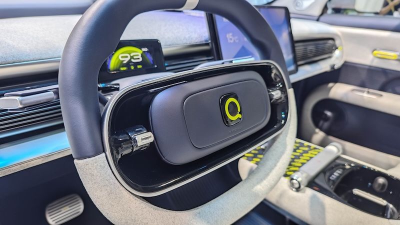 实拍全新奇瑞QQ 融入纯电驱动与智能座舱技术