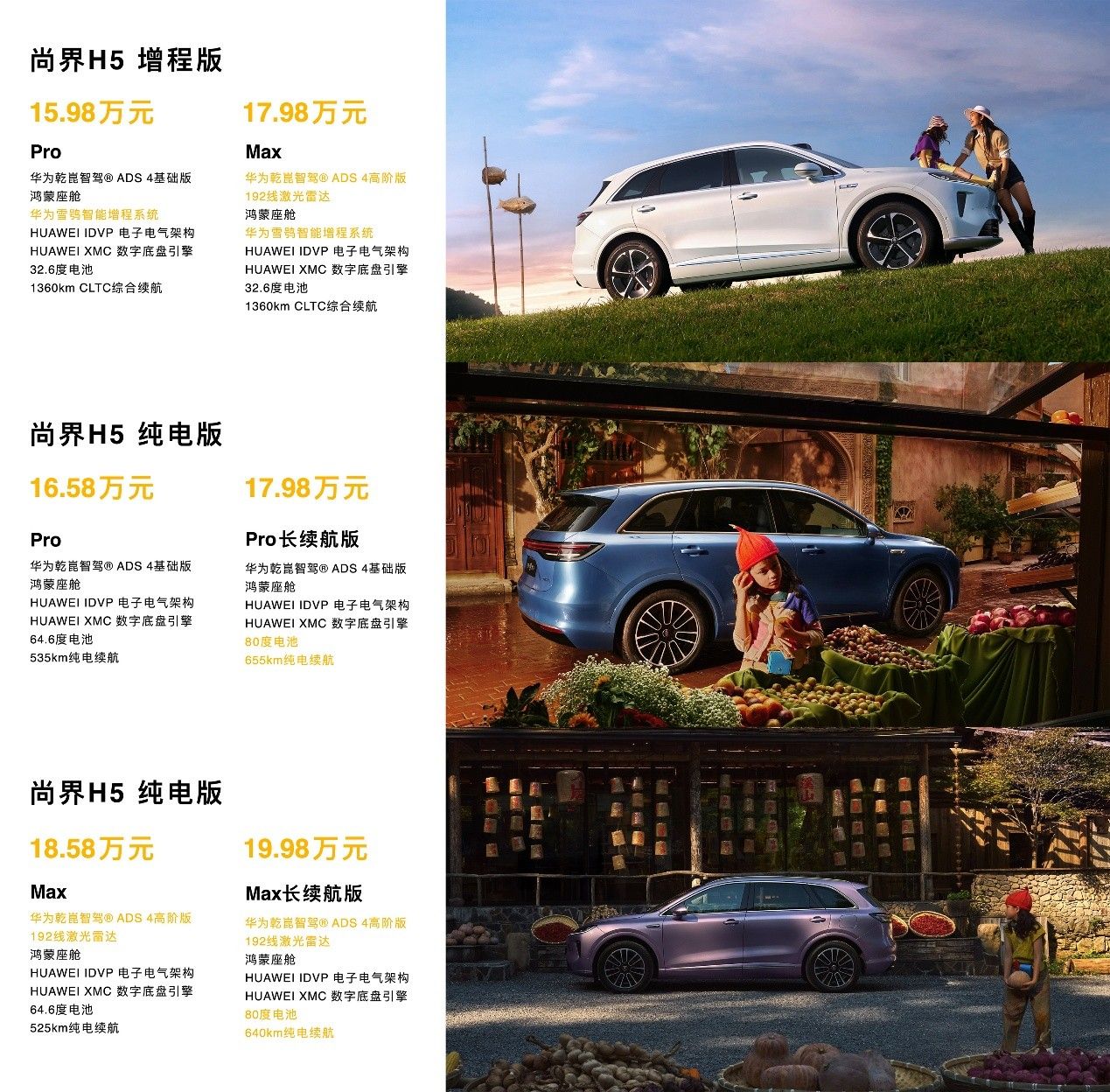 尚界H5上市售15.98万元起！同级首搭车位到车位体验领先