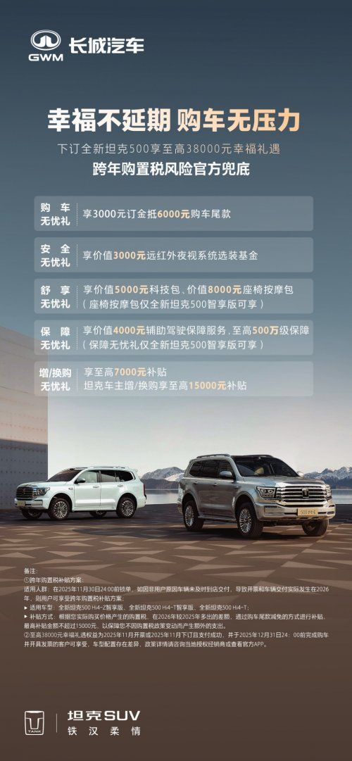 10月劲销7609台 全新坦克500的破圈底气是什么?