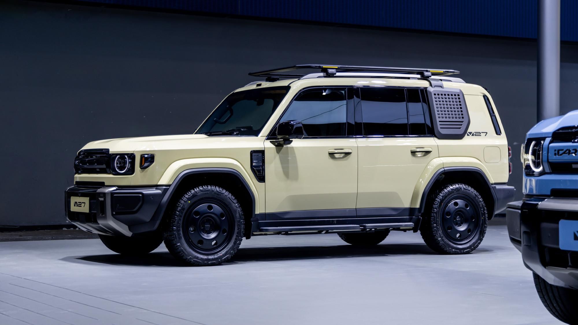 2025广州车展：搭载增程动力 iCAR V27首发亮相