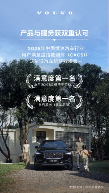 权威榜单给出答案：沃尔沃质量为何持续领跑CACSI