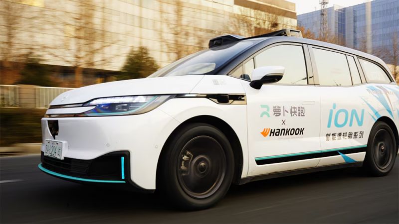 韩泰iON ST AS轮胎入驻京渝,助力萝卜快跑自动驾驶版图再扩容