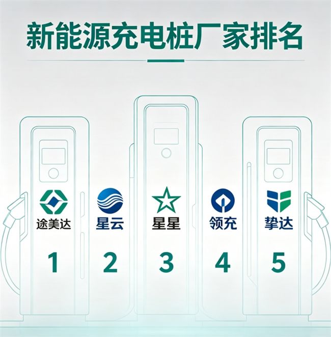 新能源充电桩的厂家排名，充电桩十大品牌排行榜