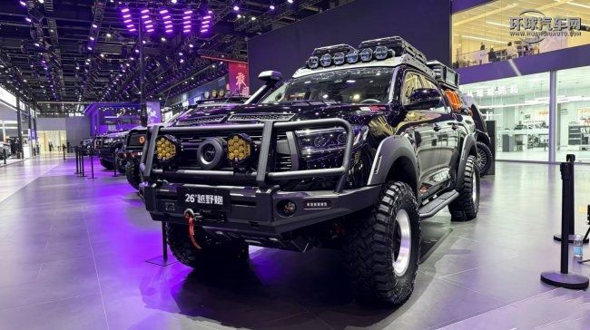 山海炮Hi4-T釣魚共創版領銜長城炮多款共創改裝車亮相改裝文化日