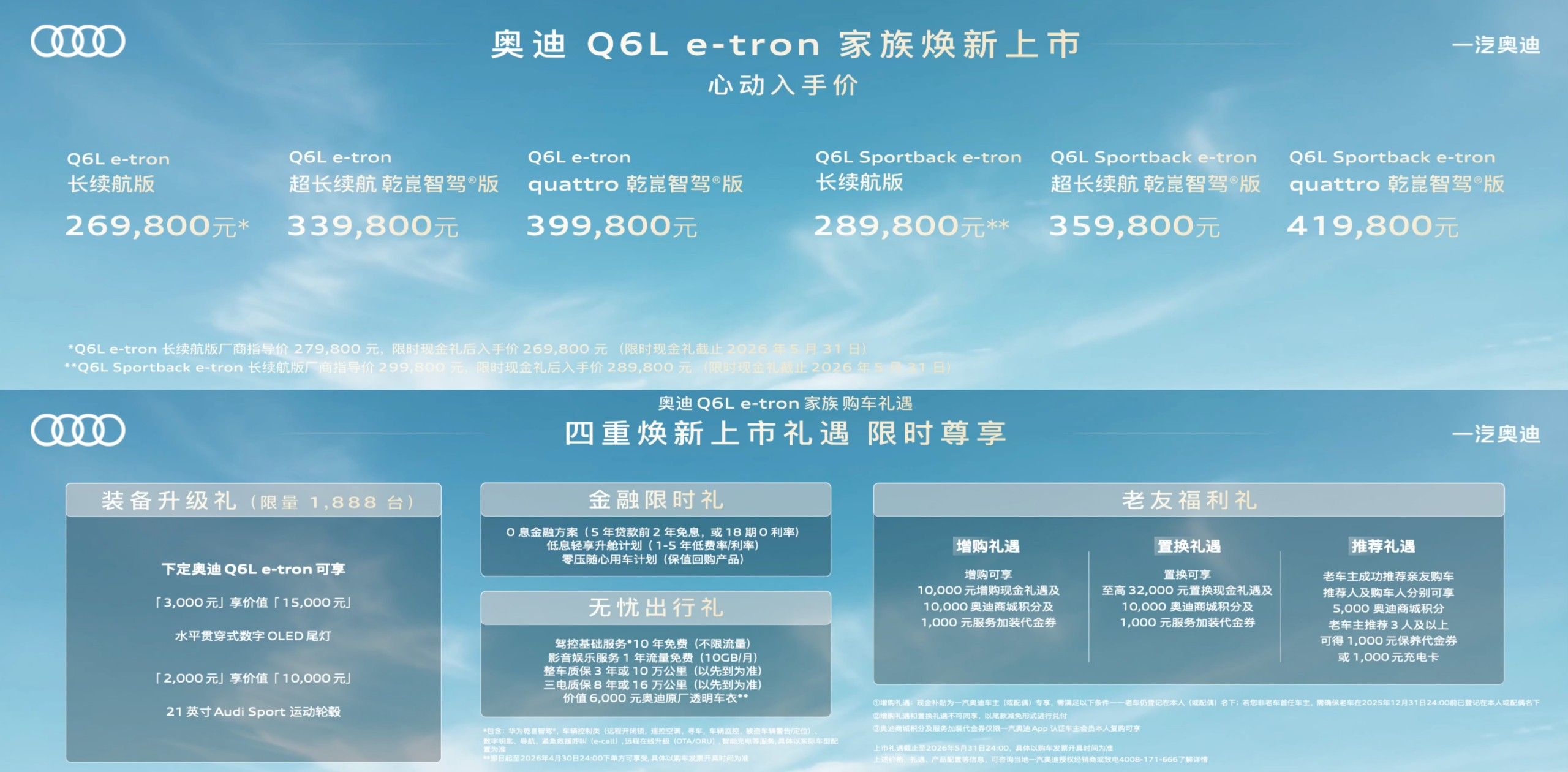 25-35万豪华纯电SUV怎么选,奥迪Q6L e-tron家族解析