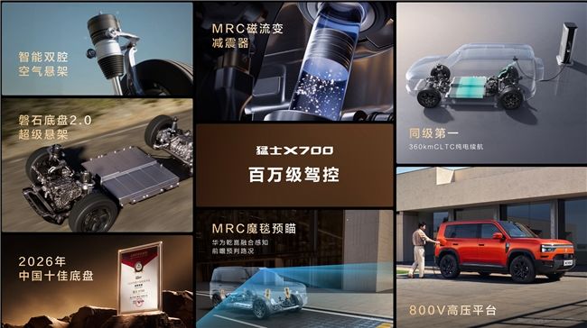 猛士X700开启预售，华为乾崑让智能越野走进家庭