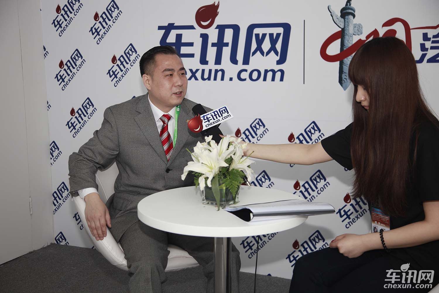 力帆实业股份有限公司张强接受专访_2012北京车展-活动图片-第5张-车