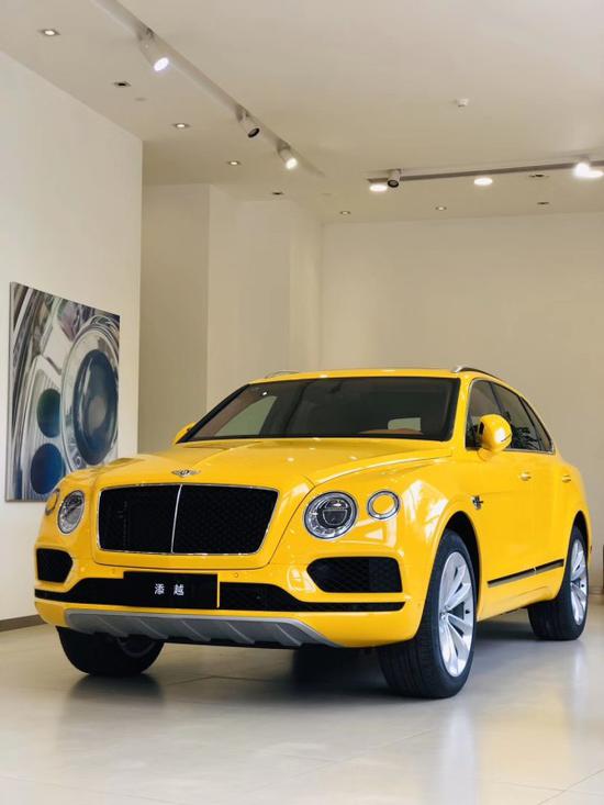 20款宾利添越摩纳哥黄色 天津现车出售 -车讯网